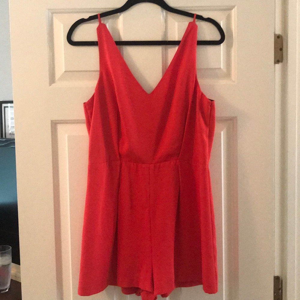 Red romper